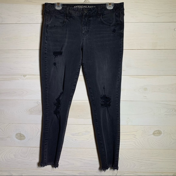 American Eagle Outfitters Denim - American Eagle Outfitters black wash skinny jeans